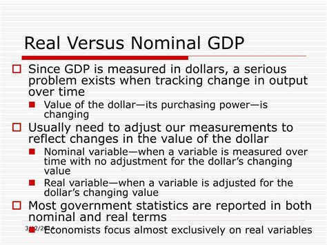 Ppt Production And Gross Domestic Product Gdp A Definition