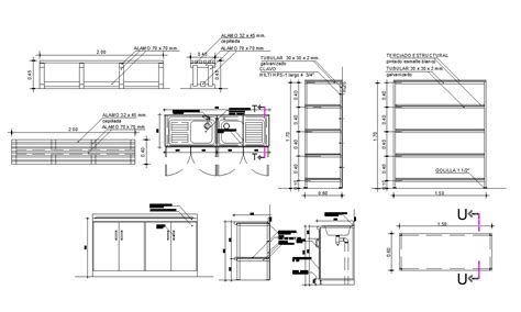 Furniture Units Drawings Detail 2d View Autocad File Cadbull Images