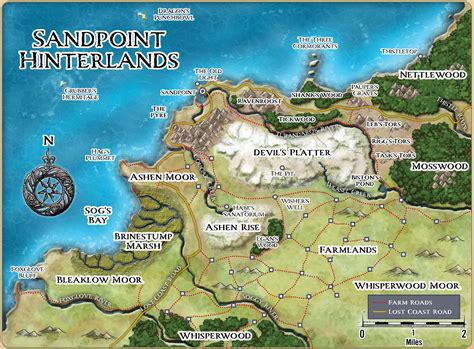 Sandpoint Hinterlands Rise Of The Runelords Shadow Of Thassilon