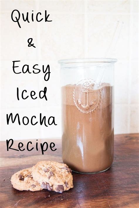 Quick And Easy Iced Mocha Recipe Blush Pine Easy Iced Mocha