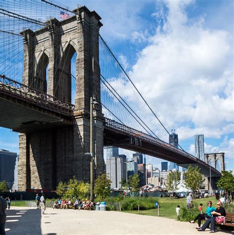 Nyc Mit Brooklyne Bridge Foto And Bild North America United States