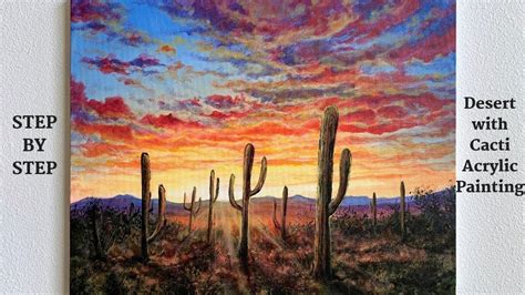 Desert Landscape Painting Ideas Sunday Billiot
