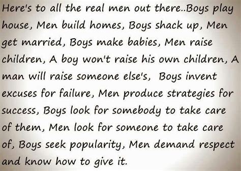 Raising A Boy To A Man Quotes Quotesgram