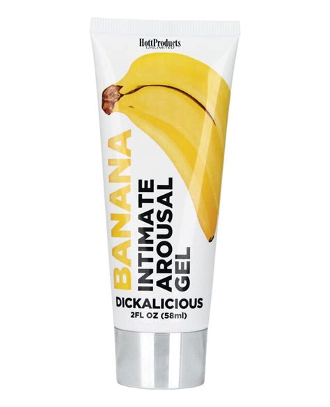 Dickalicious Penis Arousal Gel Banana 2oz 58ml Hott Satisfaction Com