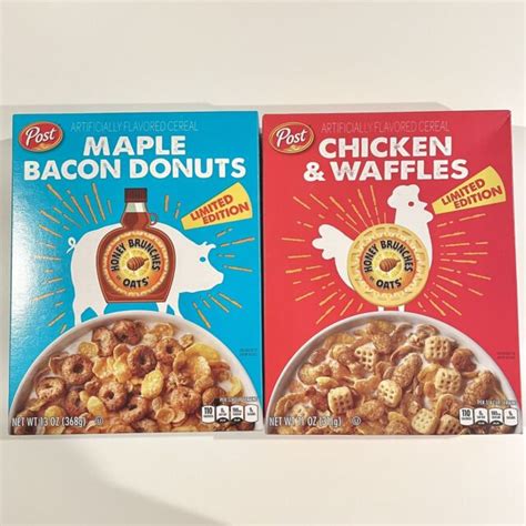 Post Limited Edition Chicken And Waffles Honey Bunches Of Oats Cereal