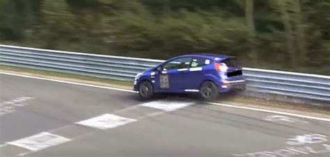 Ford Driver Loses His Fiesta St To The Nurburgring In High Speed Crash