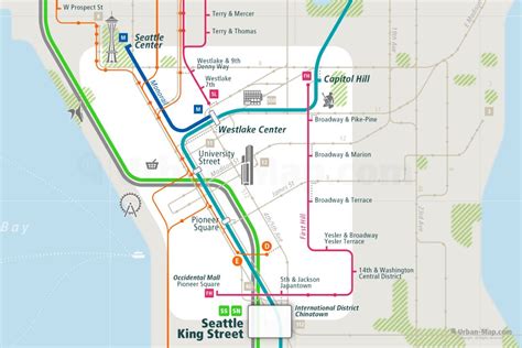 Seattle Light Rail Map Airport To Downtown Maps Catalog Online