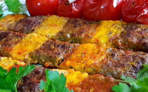 طرز تهیه کامل و حرفه ای کباب تابه ای دو رنگ خوشمزه بیا آشپزی آموزش آشپزی