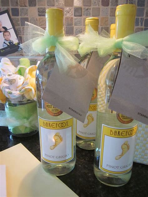Read on to discover the best coed baby shower game prize ideas to suit every type of guest. Barefoot Wine Baby Shower Game Prizes | Cameron's Baby ...