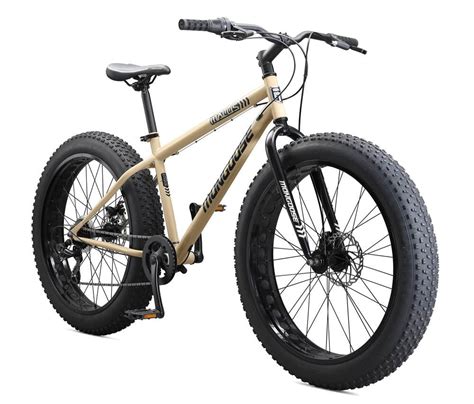 Mongoose Malus Adult Fat Tire Mountain Bike 26 Inch Wheels 7 Speed