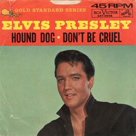Gss Promo Elvis Presley Hound Dog Dont Be Cruel Rca Victor 447