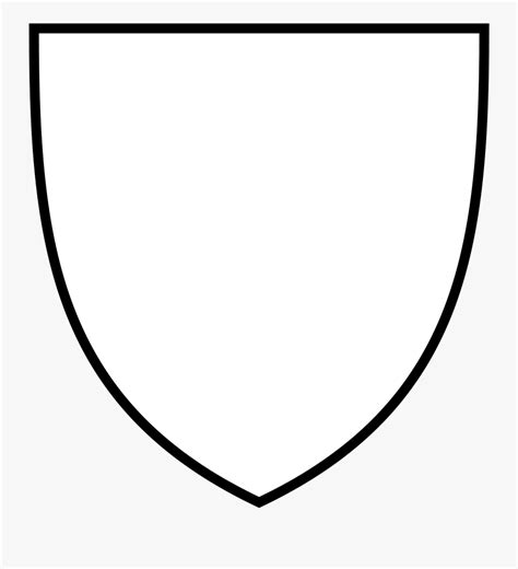 Blank Shield Logo Png Download Simple Shield Vector Is A Free