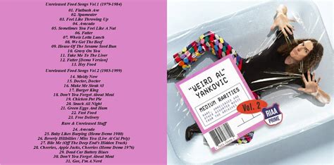 Weird Al Yankovic Medium Rarities Vol 2 2019 Cd The Music Shop