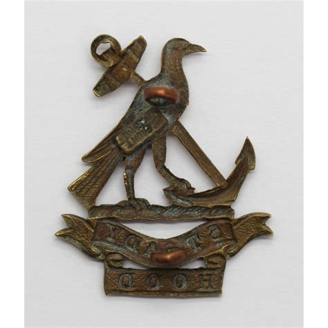 Wwi Hood Battalion Royal Naval Division Cap Badge