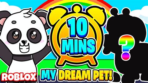 How I Got My Dream Pet In Under 10 Minutes In Adopt Me Roblox Youtube