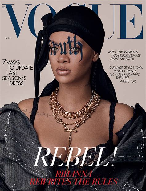 Rihanna Covers British Vogue May 2020 By Steven Klein Fashionotography