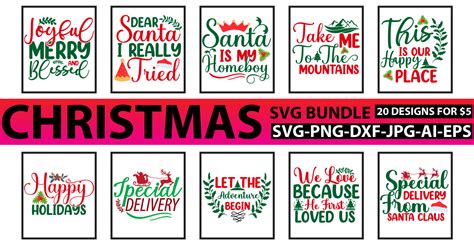 Christmas Svg Bundle Bundle · Creative Fabrica