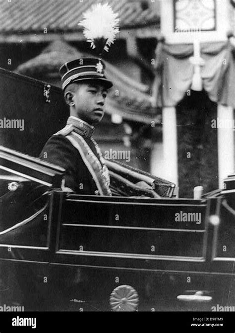 Hirohito L Imperatore Showa 1901 1989 124imperatore Del Giappone Dal 1926 Hirohito Nel 1912