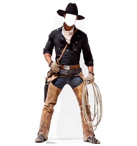 Life Size Cowboy Stand In Cardboard Cutout