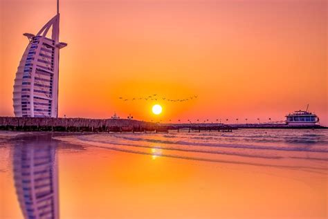 Sunset Dubai Dubai Sunset Wallpapers Top Free Dubai Sunset