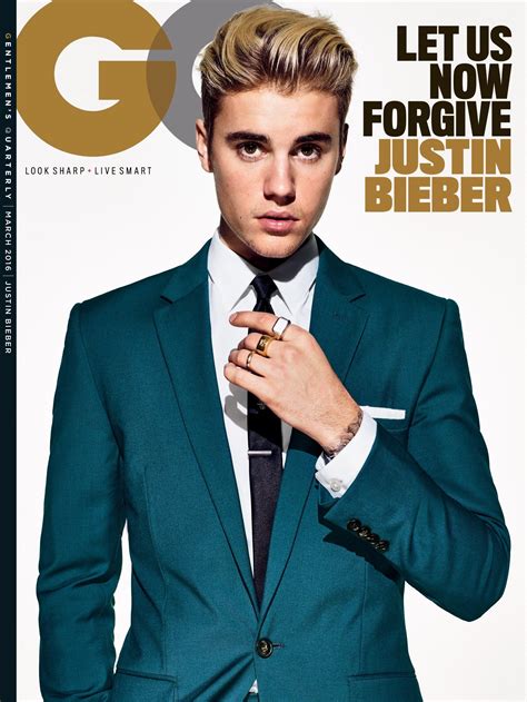 See All The Photos From Justin Biebers First Gq Cover Shoot Justin