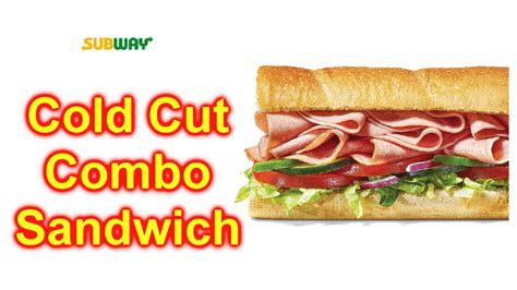 Subway Cold Cut Combo Sandwich Taste Test Youtube