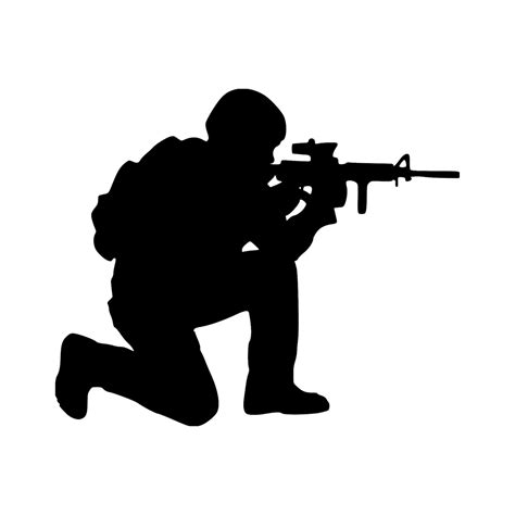Combat Sniper Soldier Vinyl Decal Sticker United States Army Etsy