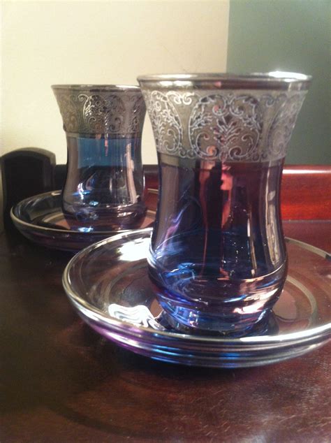 Vintage Pasabahce Turkish Tea Glasses Stunning Set Of Cups