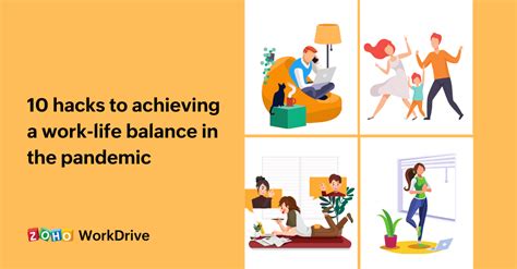 Infographic 10 Ways To Achieving A Work Life Balance Workdrive