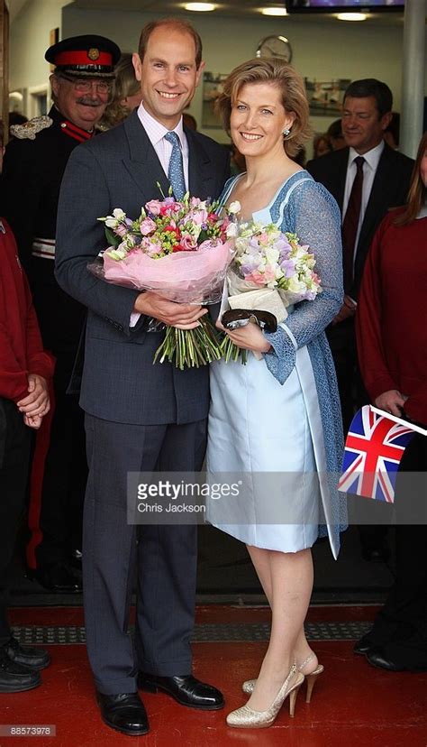 Sophie Countess Of Wessex And Prince Edward Earl Of Wessex Pose For