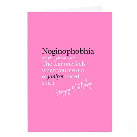 Buy Personalised Punk Birthday Card Neginophobhia For Gbp 229 Card Factory Uk