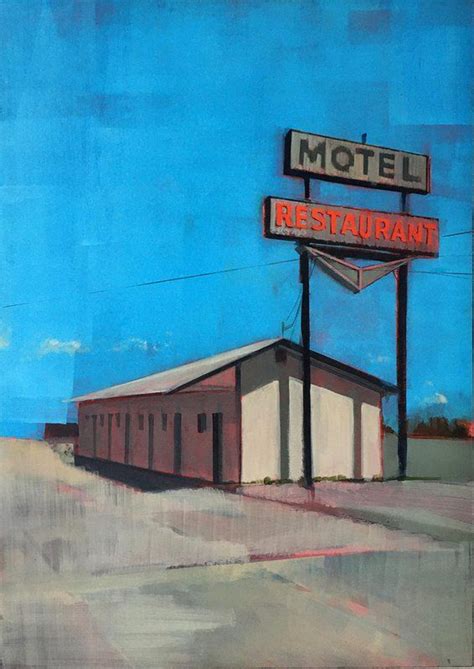 Motel 2020 Acrylic Painting By Andrew Morris Acrylic Painting