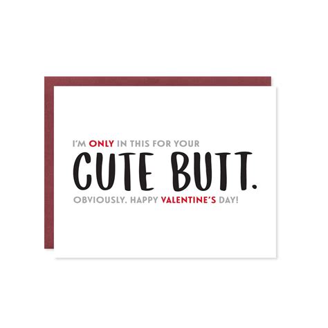 Funny Valentine Card Sexy Valentines Day Card Card Etsy