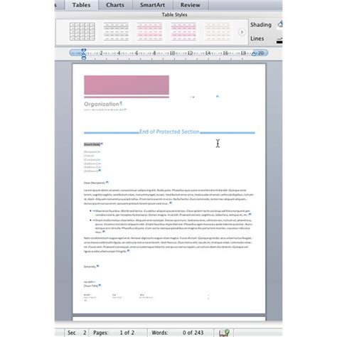 Art is about creating, not tearing things apart. How to Lock in Letterhead Template in Word on Mac Os X