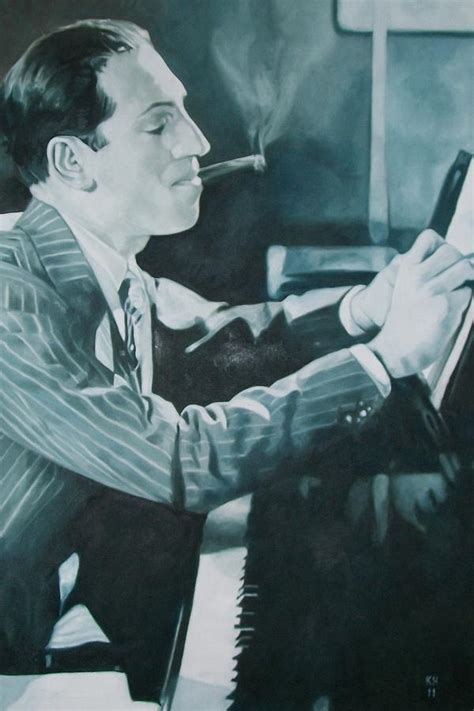 George Gershwin 1930s Painting By Kevin Hopkins Fine Art America