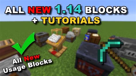 114 New Blocks Tutorial Guide How To Use All The New Minecraft