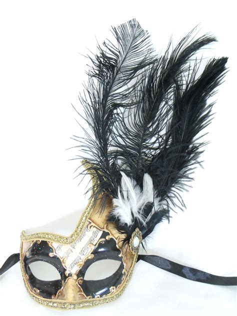 New Feather Masks Venetian Masquerade Masks