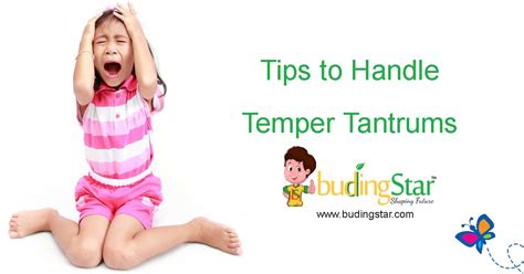 Tips To Handle Temper Tantrums