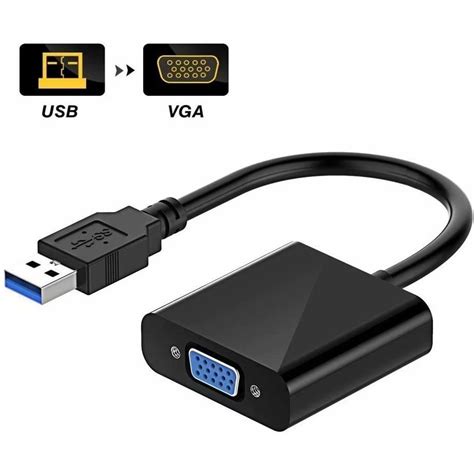 Usb 30 20 To Vga Multi Display Adapter Converter External Video