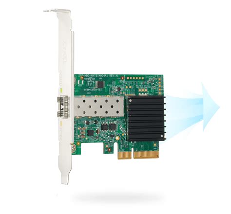 Xgn100f 10g Network Adapter Pcie Card With Single Sfp Port Zyxel