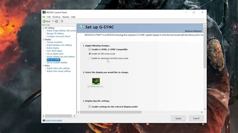 How To Enable G Sync On Freesync Monitor With Nvidia Card