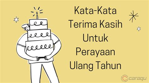 Contoh Ucapan Terima Kasih Atas Ucapan Selamat Ulang Tahun Newstempo