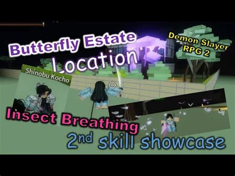Demon slayer rpg 2 is a roblox game that was created in february 2020 by shounen studio the game is still in testing phase so you might encounter some bugs and glitches. Insect Breathing 2nd skill showcase & Butterfly Estate ...