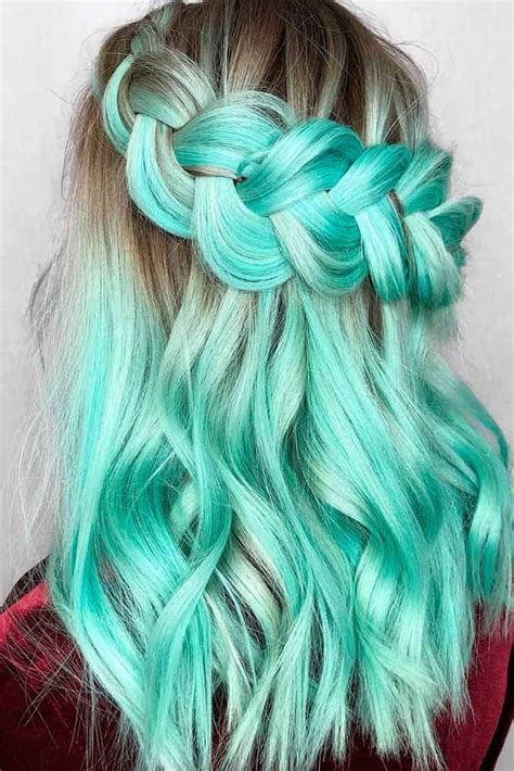 The Top Green Hair Color Ideas And How To Get Them Hair Shades Mint