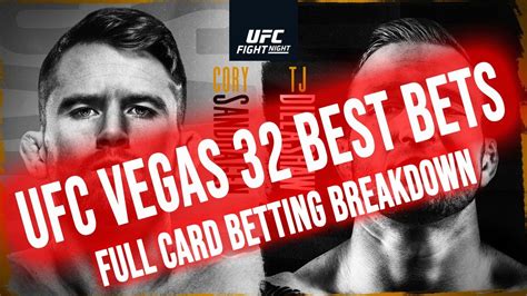 Ufc Vegas Best Bets Full Card Betting Breakdown Sandhagen Vs