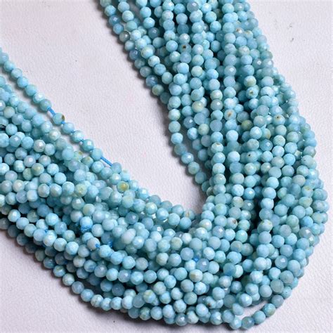 Larimar Faceted Beads Buy Online Shyama Gems
