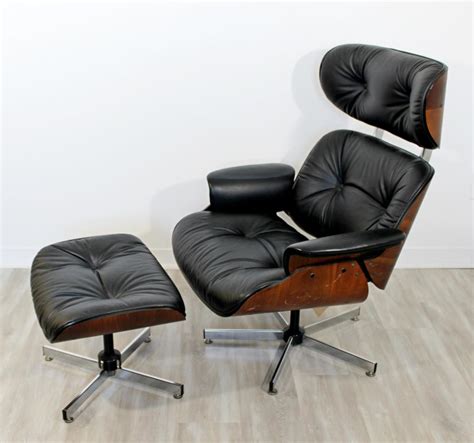 History is just a moment ago Mid-Century Modern Plycraft Lounge Chair and Ottoman Eames Herman Miller Style For Sale at 1stdibs