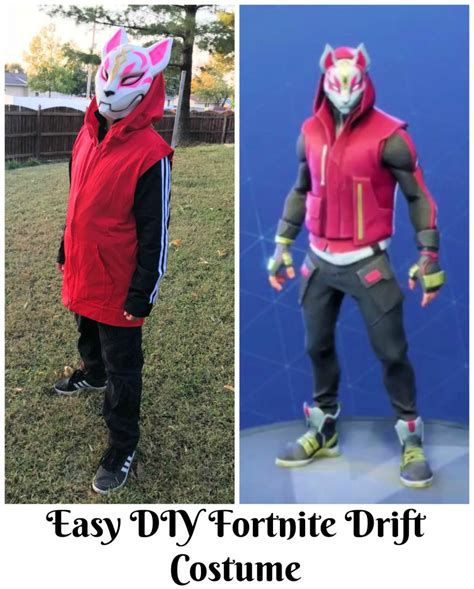 American marketing enterprise fortnite ice king costume for children, features a blue and gray jumpsuit. Fortnite Drift Costume: Easy DIY Halloween Costume - Guide ...