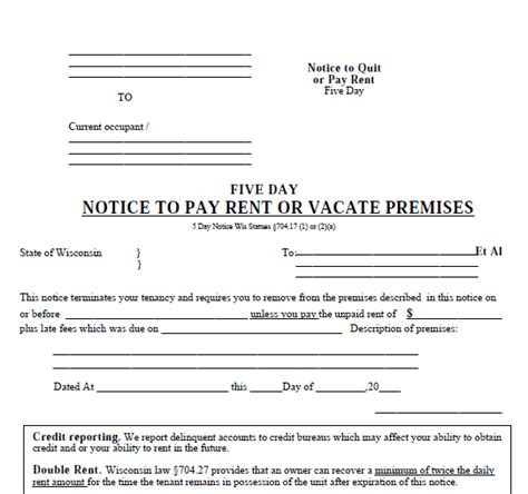 Notice to vacate prior to filing eviction suit. Printable Sample 30 Day Eviction Notice Form | Real estate ...