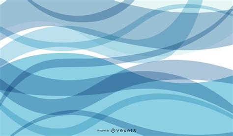 Blaue Abstrakte Welle Hintergrund Vektorgrafiken Vektor Download